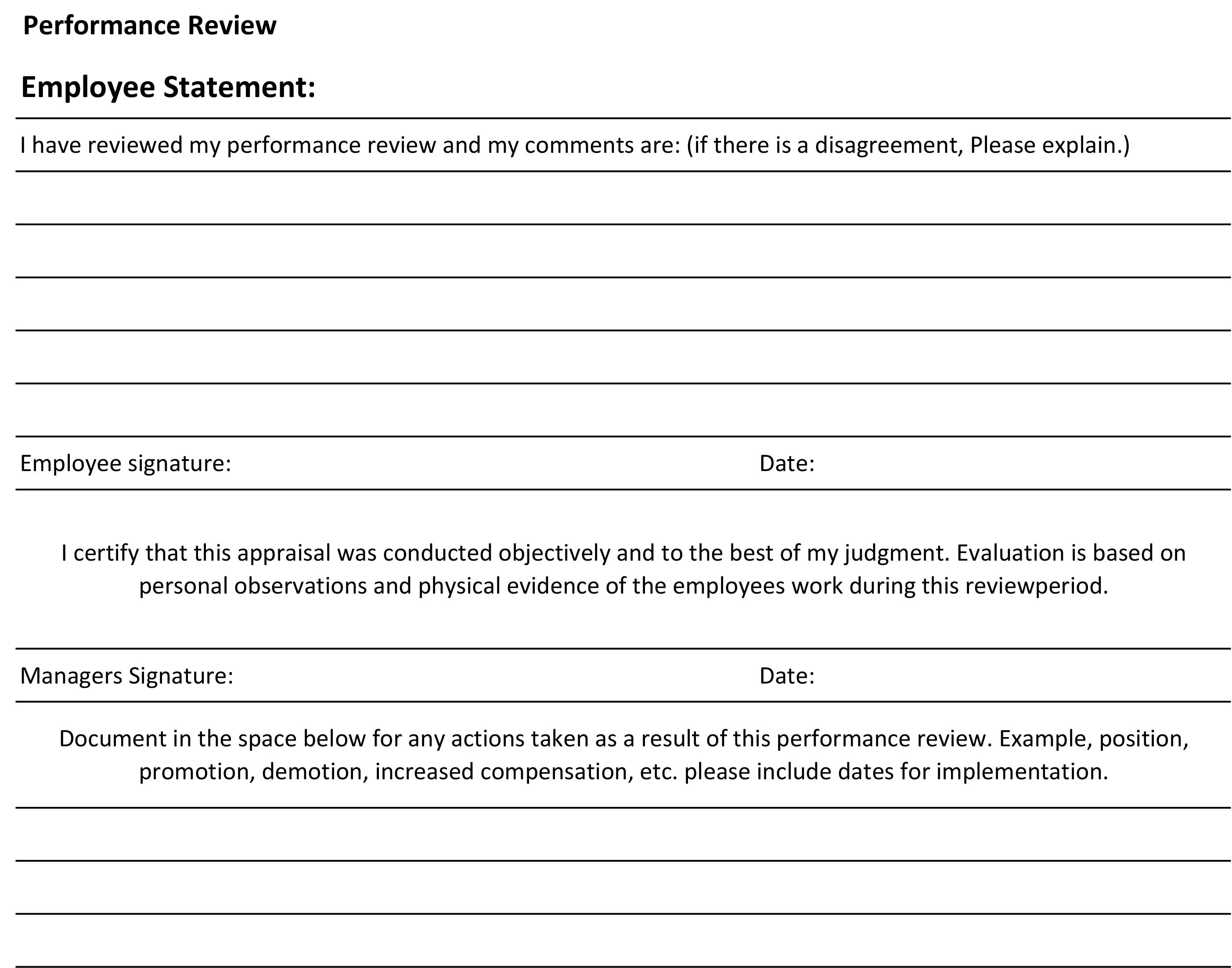 Employee Review